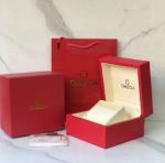 Replica Omega Leather Watch Box set w/ Deluxe Papers & books
